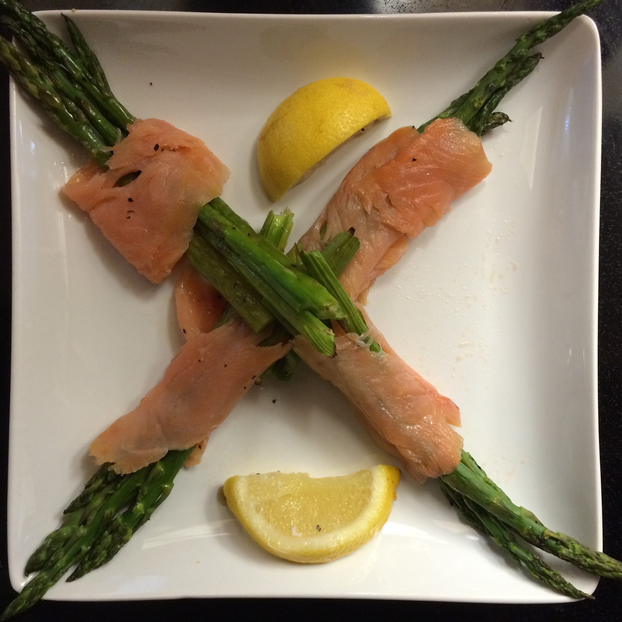 asparagus smoked salmon wraps