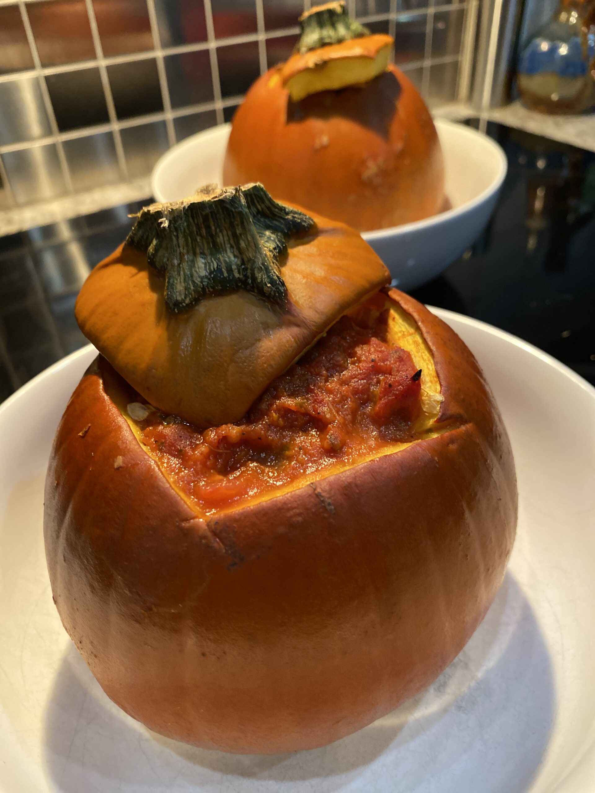 Meal in a pumpkin