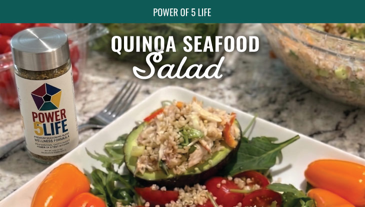 quinoa seafood salad recipe