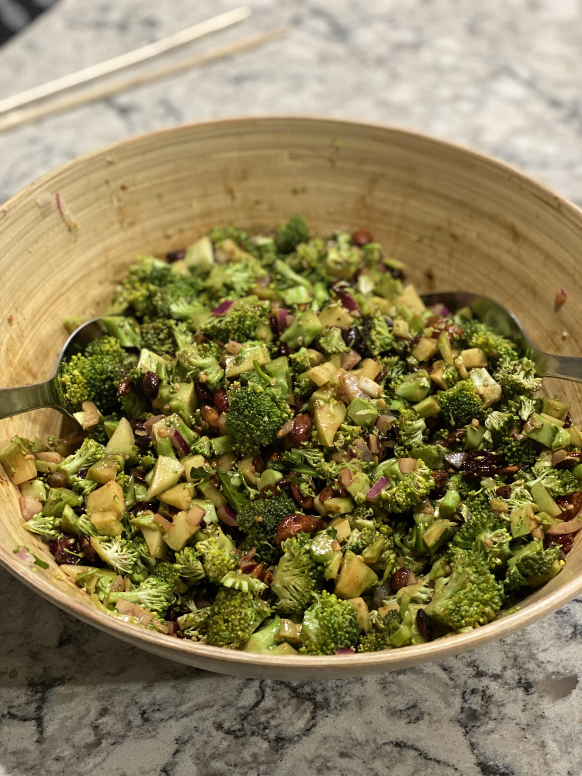 broccoli nut health salad