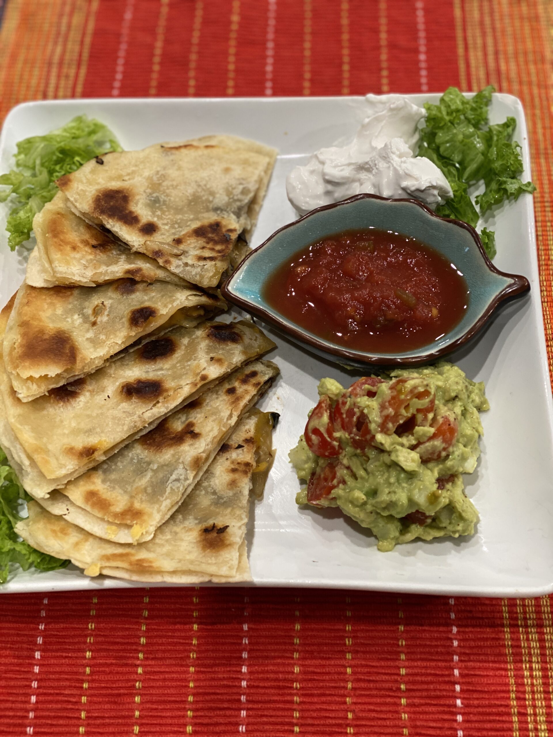 quesadillas