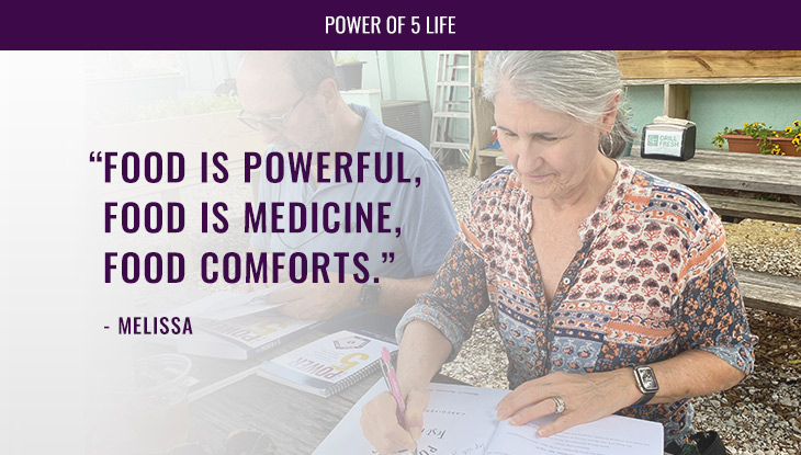 Food is powerful, food is medicine, food comforts. -Melissa Bernstein