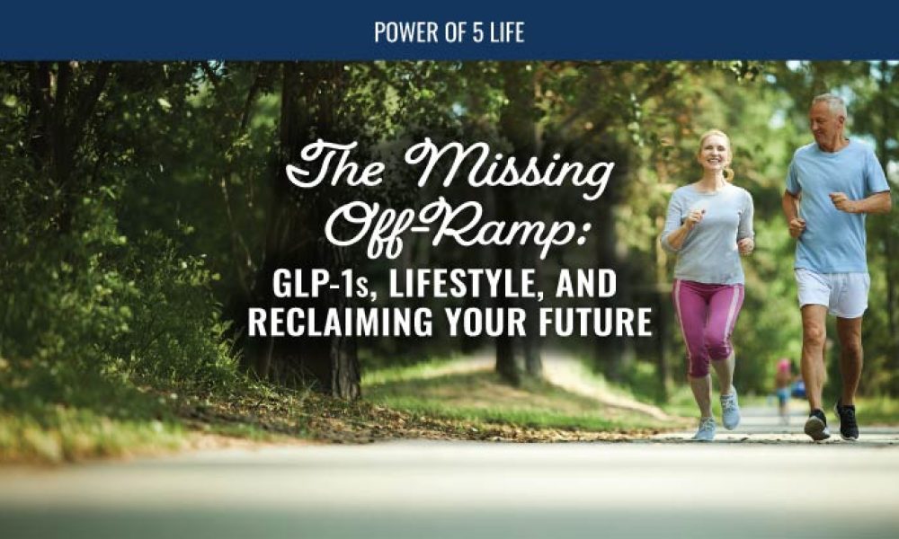 a couple jogging for a blog post about the missing off-ramp for GLP-1s