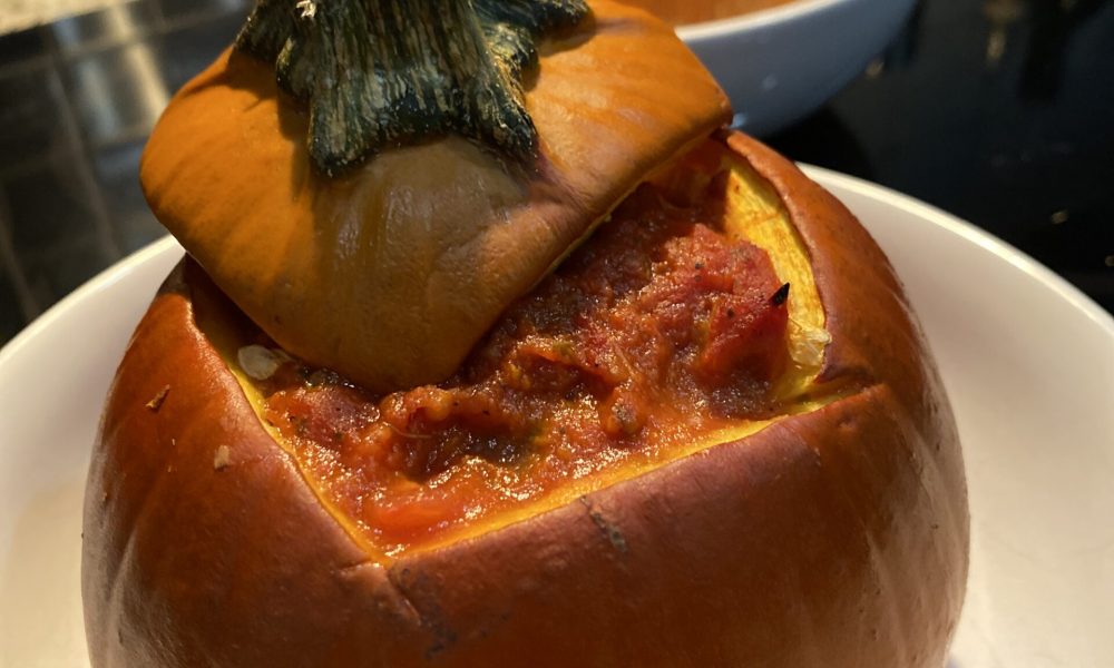 Meal in a pumpkin