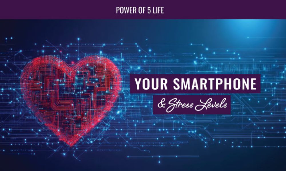 heart and data for a blog post about your smartphone and stress levels