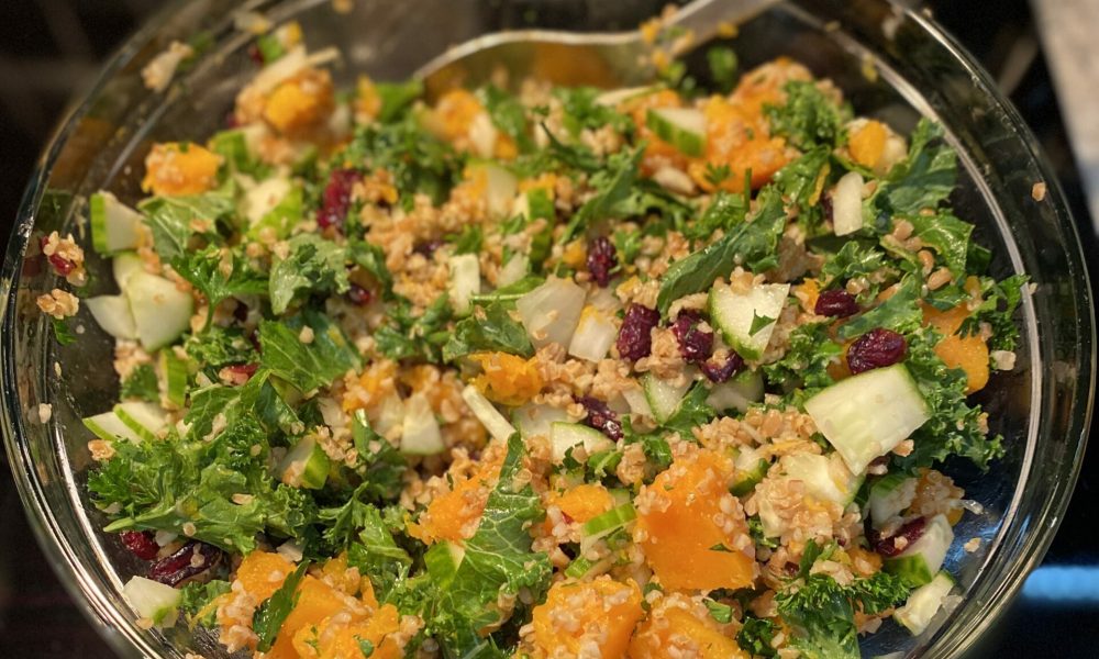 butternut squash cranberry salad