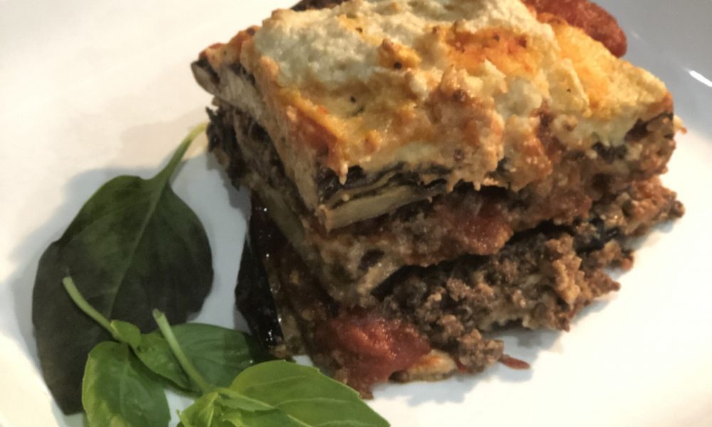 eggplant lentil lasagna