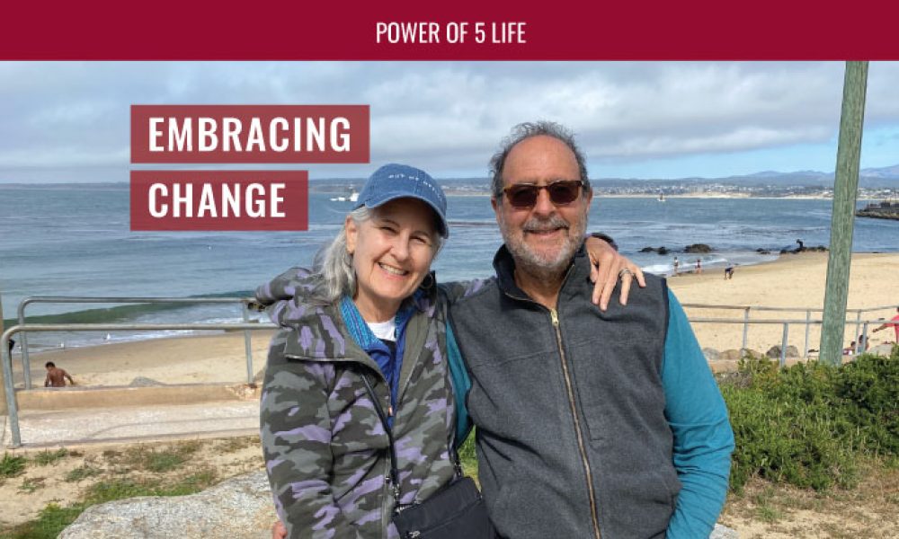 Melissa and David Bernstein - blog post image for Dr. B's blog post on embracing change