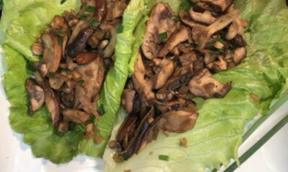 sauteed garlic and wild mushrooms