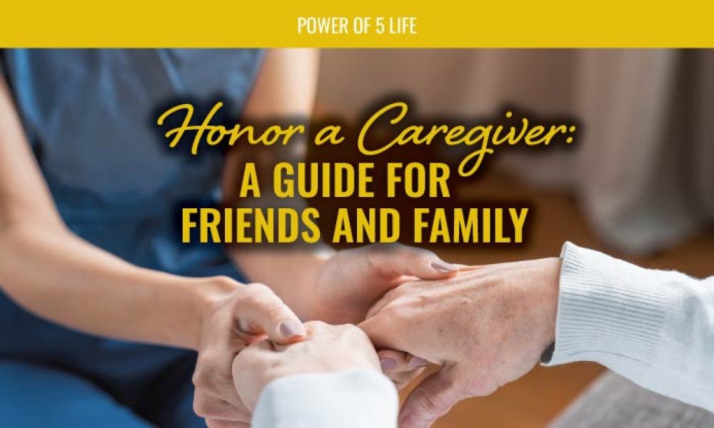 a caregiver holding hands with the one they care for in this blog post about how to honor and help a caregiver for caregiver month