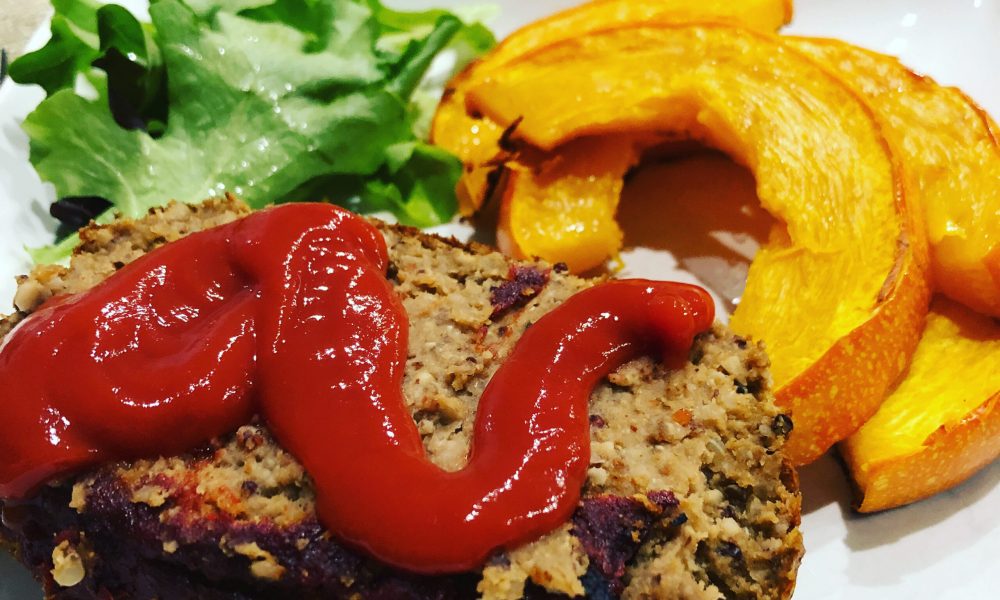 lentil mushroom meatloaf