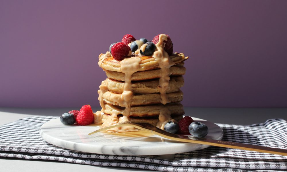 peanut butter protein pancakes