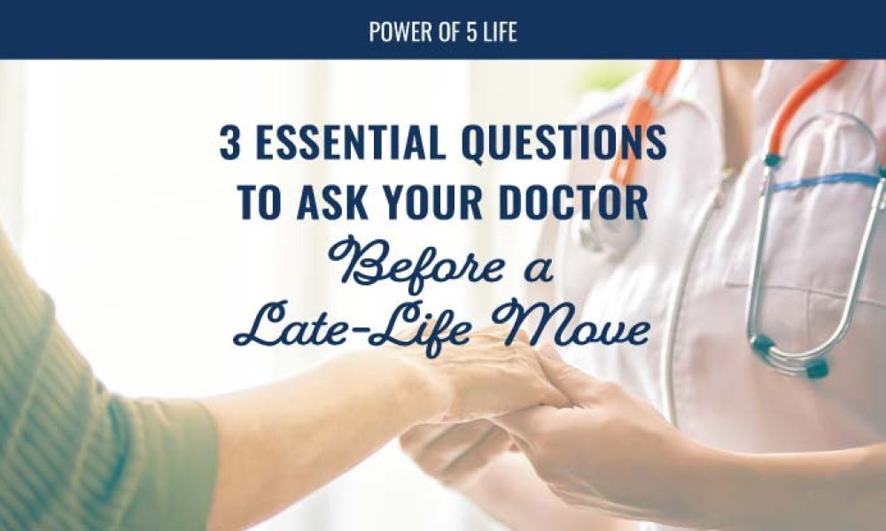 a nurse checking a patient's grip for a blog post - 3 Essential Questions to Ask Your Doctor Before a Late-Life Move