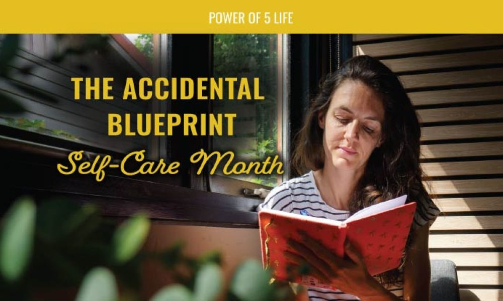 woman journaling - blog post for self-care month