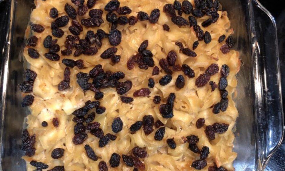 sweet noodle kugel