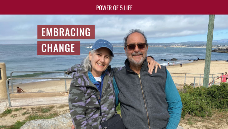 Melissa and David Bernstein - blog post image for Dr. B's blog post on embracing change