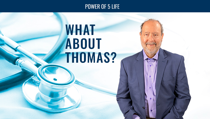 Dr. B asking "What about Thomas?" - heart conditions and wellness programs