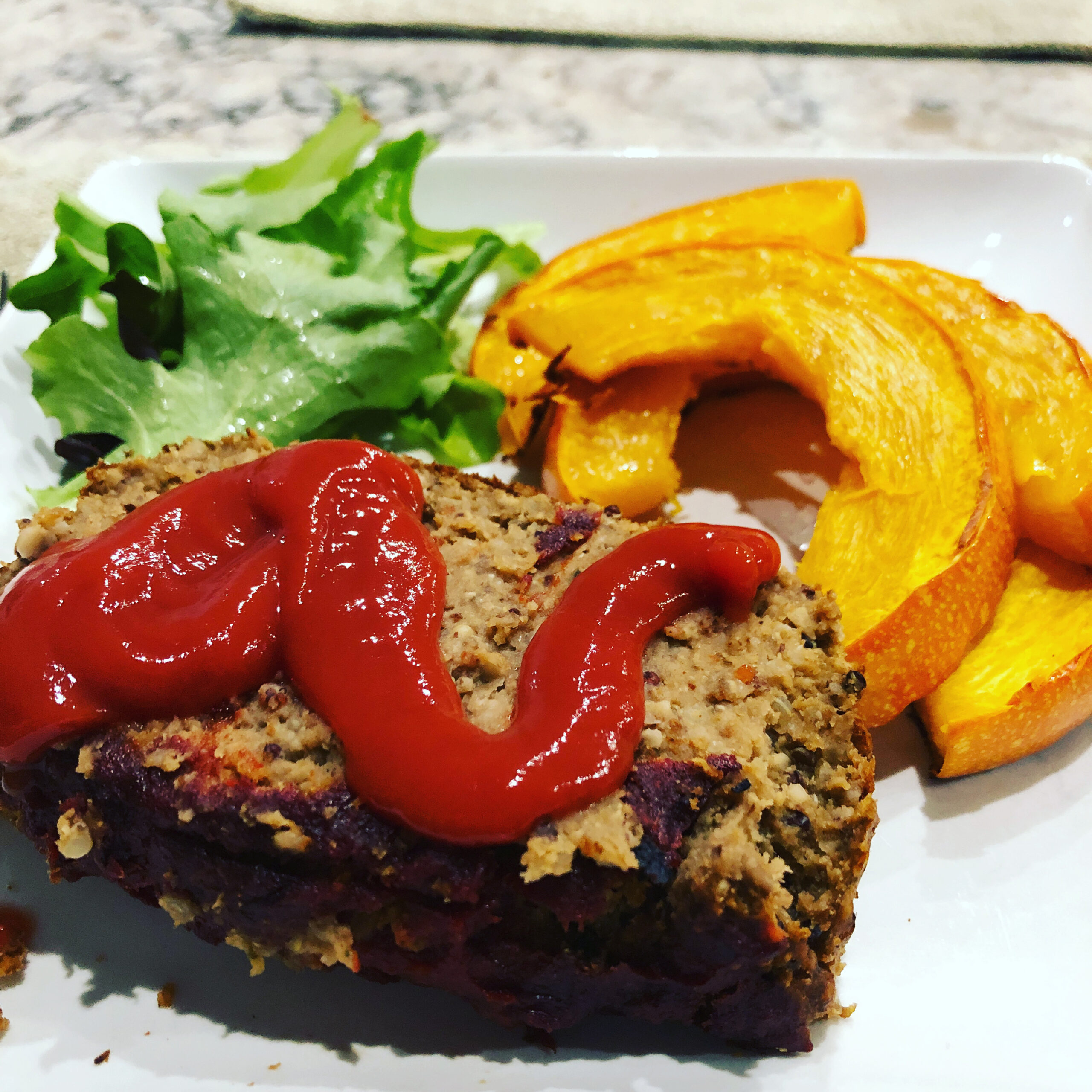 lentil mushroom meatloaf