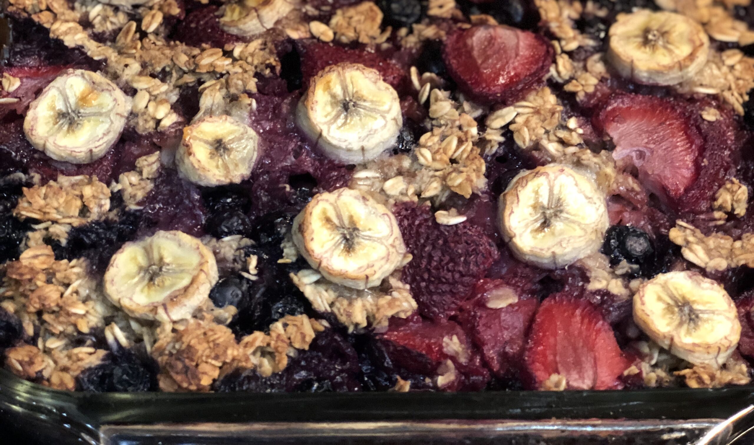 oatmeal fruit bake