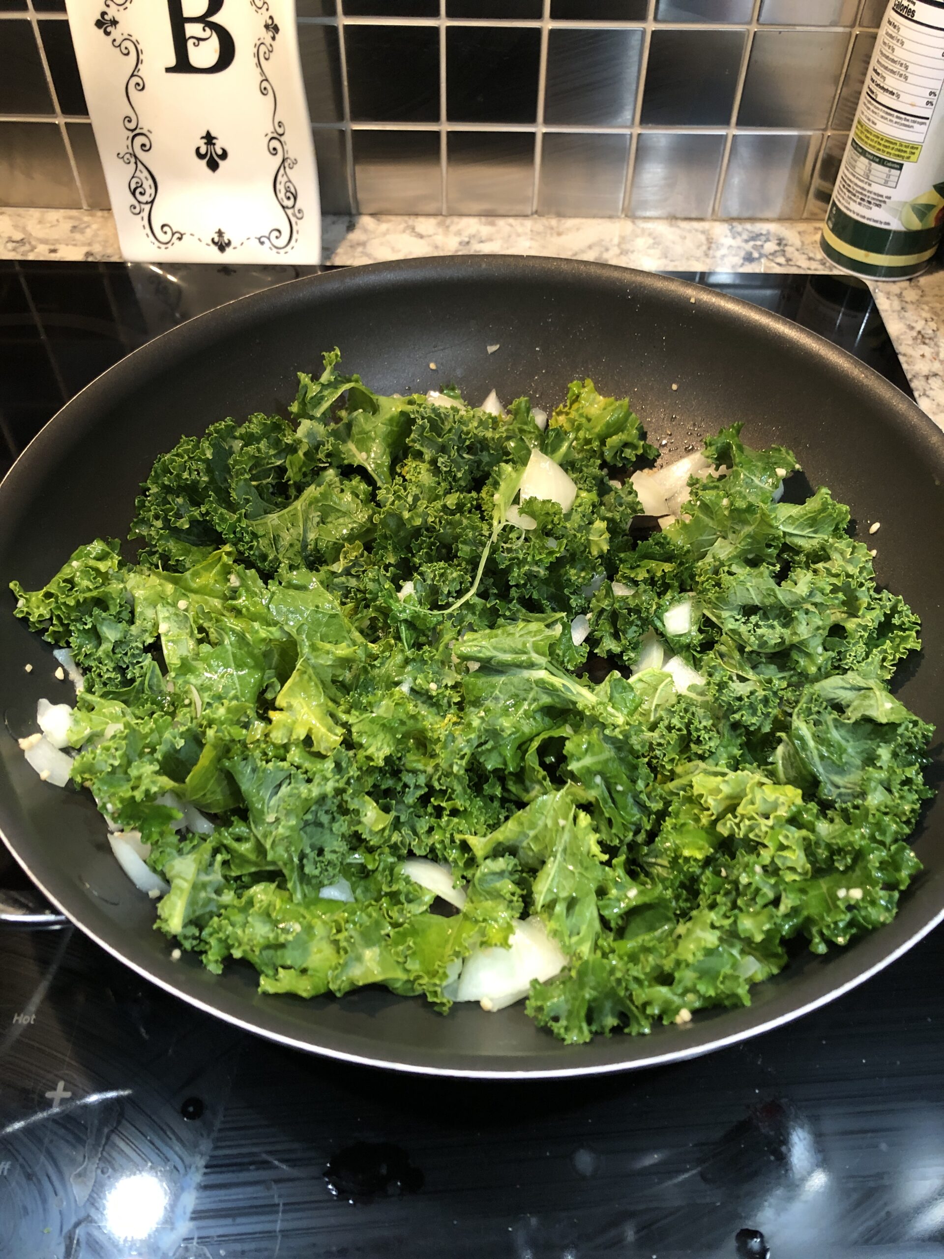 garlic kale