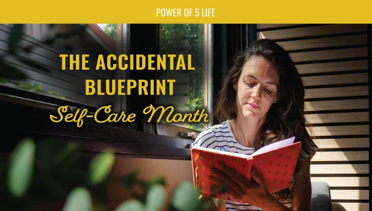 woman journaling - blog post for self-care month