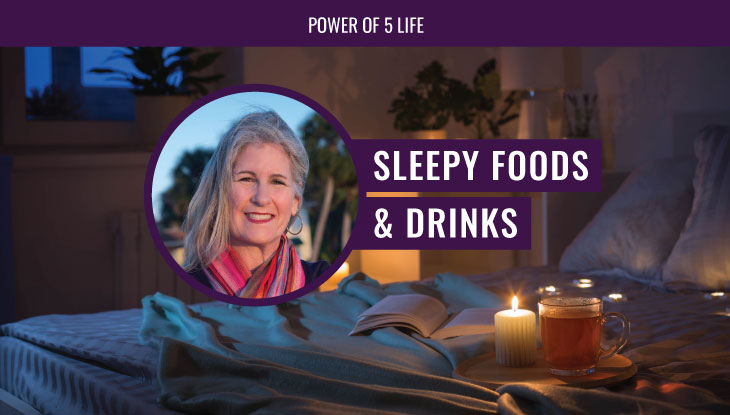 Melissa Bernstein talking about sleepy foods & drinks