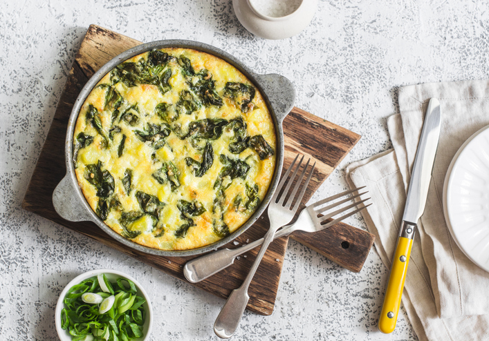 spinach and feta cheese quiche