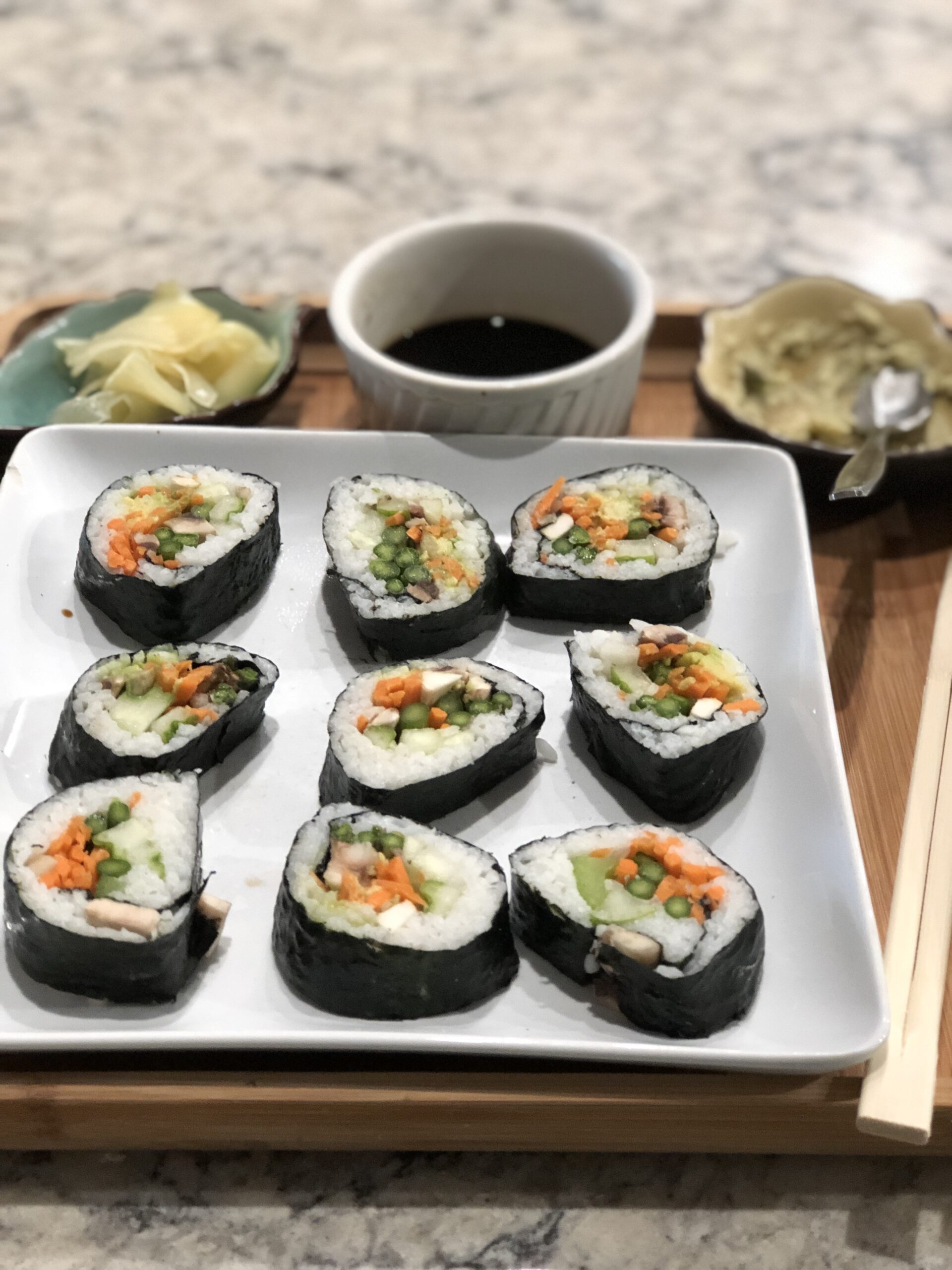 vegetable sushi